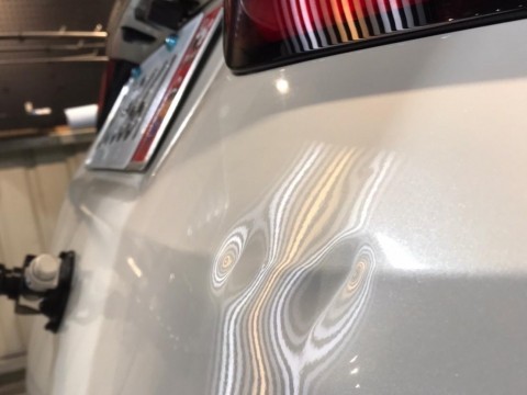 後車箱凹痕修復后